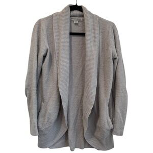 Barefoot Dreams CozyChic Lite Womens Open Cardigan XS/S‎ Gray Sweater